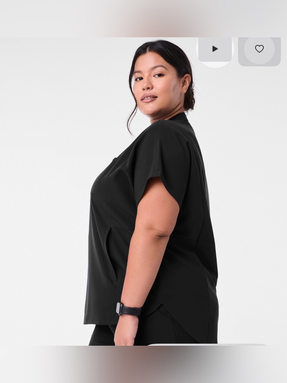 Figs Montex Relaxed Scrub Top Sz 3XL - Picture 9 of 15